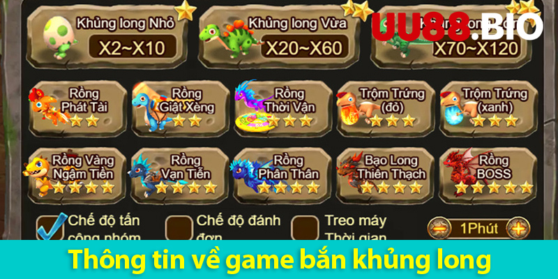 Các tính năng đặc biệt trong bắn cá Khủng Long và bí quyết chơi 2025